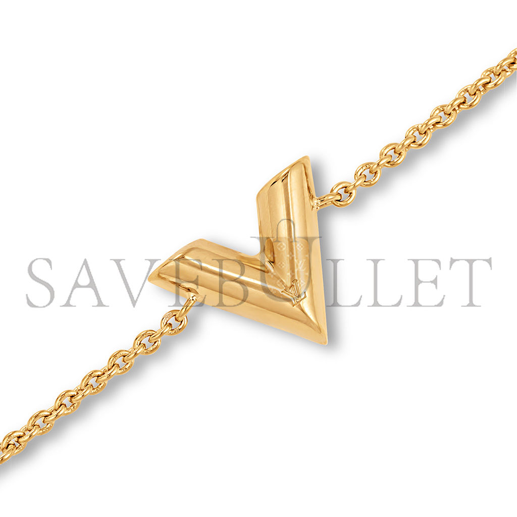 LOUIS VUITTON ESSENTIAL V BRACELET M00858